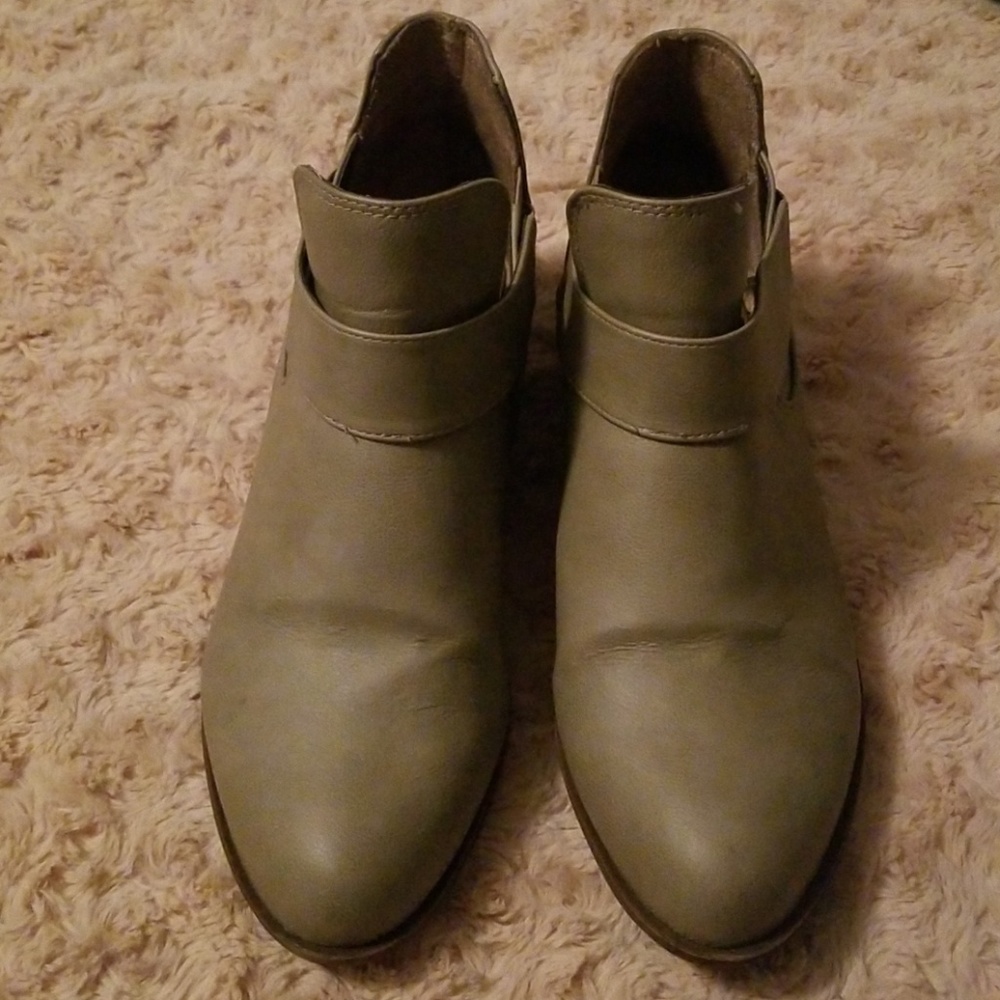 Tan ankle boots